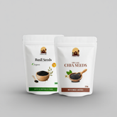 Super Seeds Combo – 250g Chia + 250g Basil